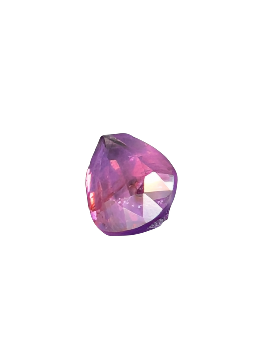 0.88ct Natural Unheated Violet Sapphire - Pear Cut