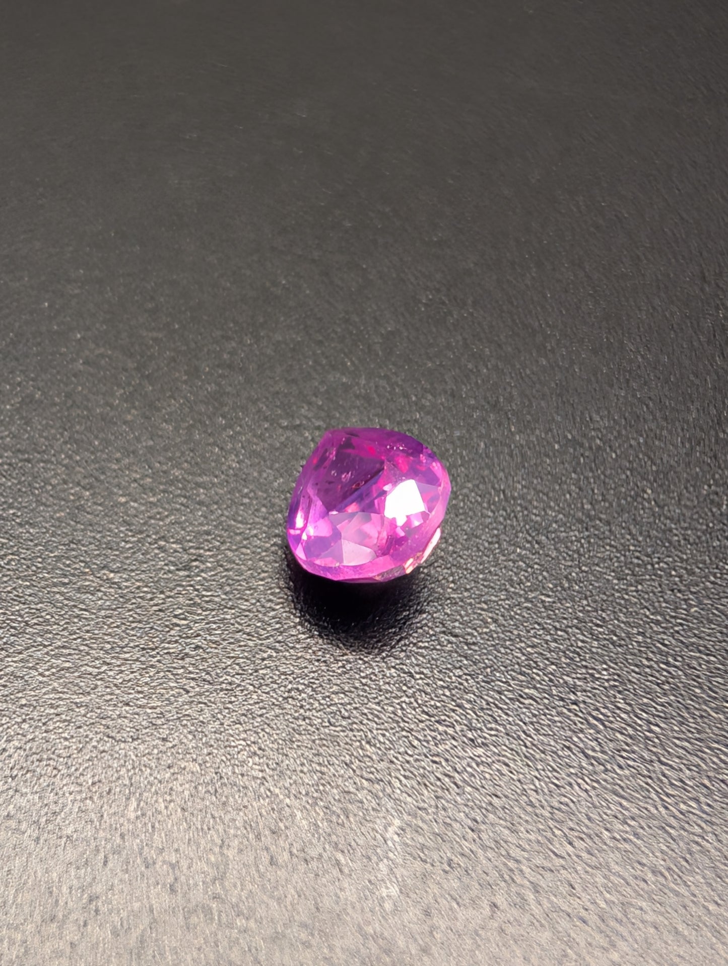 0.61ct Natural Unheated Padparadscha Sapphire - Pear Cut
