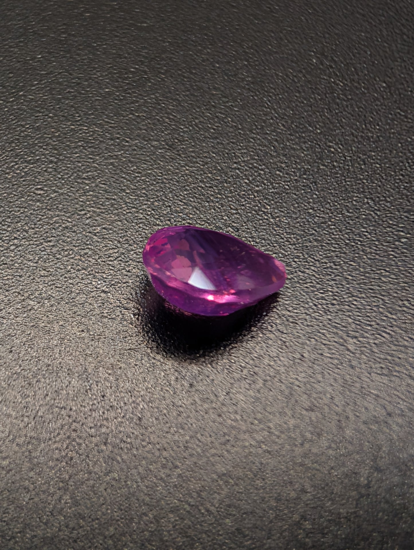 0.61ct Natural Unheated Padparadscha Sapphire - Pear Cut